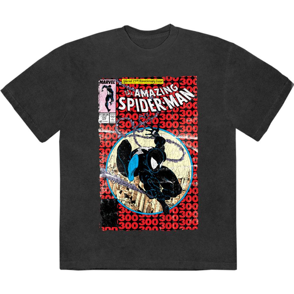 Marvel SpiderMan - 25th Anniversay Mens Tshirt - Black